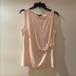 Jones New York Soft Pink Drape Tank Top
